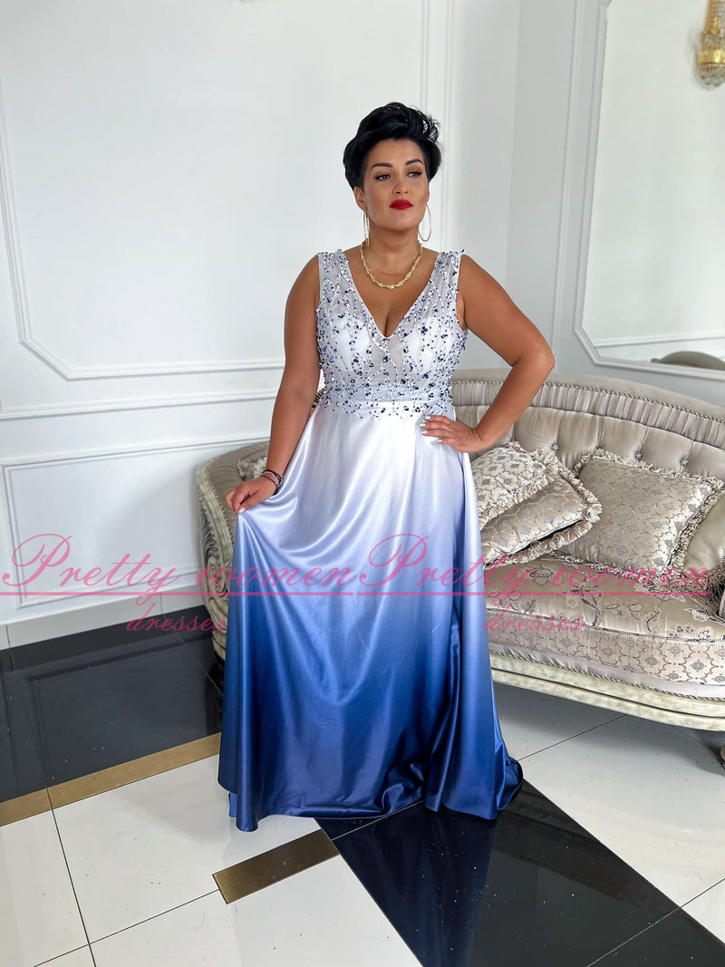 Natali  bleu ciel marine