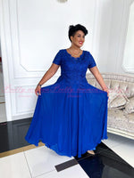 Diva manches cobalt