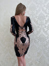 Waleria mini noire rose gold