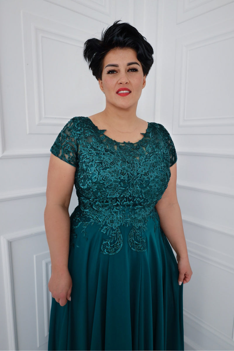 Diva manches vert bouteille