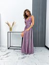 Ilona paillettes argent fuchsia