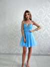 Exclusive courte bleu ciel